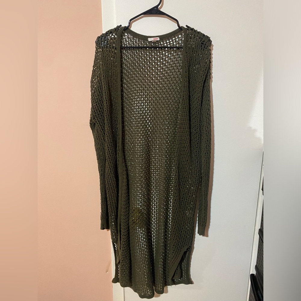 Green Cardigan